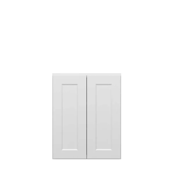 Norfolk Assembled 24 in. W x 30 in. H x 12 in. D Plywood Wall Cabinet in Painted White