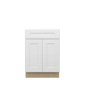 Norfolk Assembled 24 in. W x 34.5 in. H x 24 in. D Plywood Sink Base Cabinet in Painted White