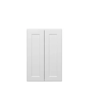 Norfolk Assembled 24 in. W x 36 in. H x 12 in. D Plywood Wall Cabinet in Painted White