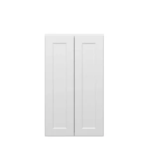 Norfolk Assembled 24 in. W x 42 in. H x 12 in. D Plywood Wall Cabinet in Painted White