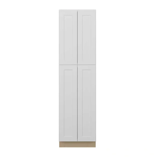 Norfolk Assembled 24 in. W x 90 in. H x 24 in. D Plywood Pantry Cabinet in Painted White