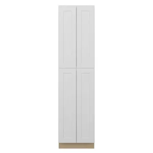 Norfolk Assembled 24 in. W x 96 in. H x 24 in. D Plywood Pantry Cabinet in Painted White