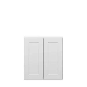 Norfolk Assembled 27 in. W x 30 in. H x 12 in. D Plywood Wall Cabinet in Painted White