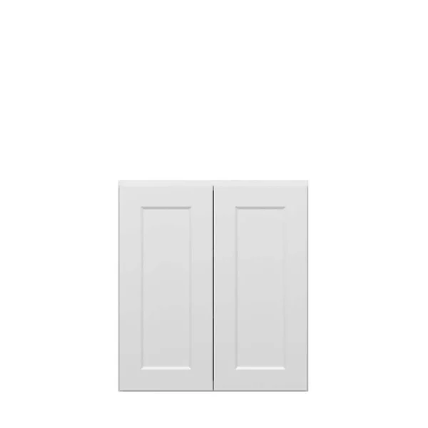 Norfolk Assembled 27 in. W x 30 in. H x 12 in. D Plywood Wall Cabinet in Painted White