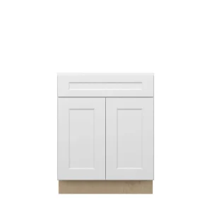 Norfolk Assembled 27 in. W x 34.5 in. H x 24 in. D Plywood Base Cabinet in Painted White