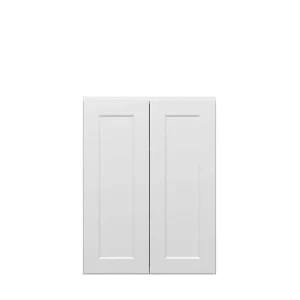 Norfolk Assembled 27 in. W x 36 in. H x 12 in. D Plywood Wall Cabinet in Painted White