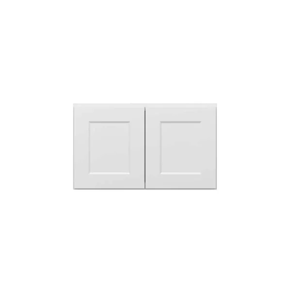 Norfolk Assembled 30 in. W x 18 in. H x 12 in. D Plywood Wall Cabinet in Painted White