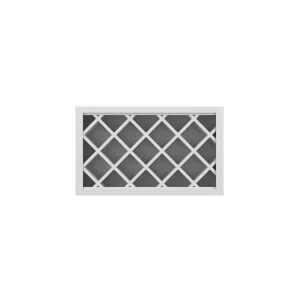 Norfolk Assembled 30 in. W x 18 in. H x 12 in. D Plywood Wall Wine Cabinet in Painted White