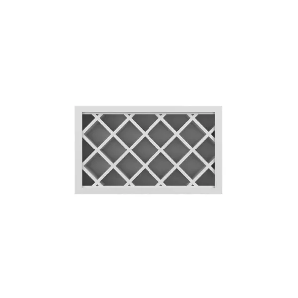 Norfolk Assembled 30 in. W x 18 in. H x 12 in. D Plywood Wall Wine Cabinet in Painted White
