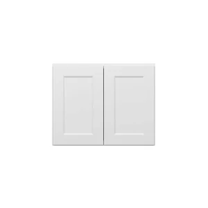 Norfolk Assembled 30 in. W x 24 in. H x 12 in. D Plywood Wall Cabinet in Painted White