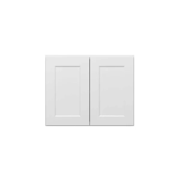 Norfolk Assembled 30 in. W x 24 in. H x 12 in. D Plywood Wall Cabinet in Painted White