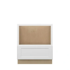 Norfolk Assembled 30 in. W x 34.5 in. H x 24 in. D Plywood Base Microwave Cabinet in Painted White