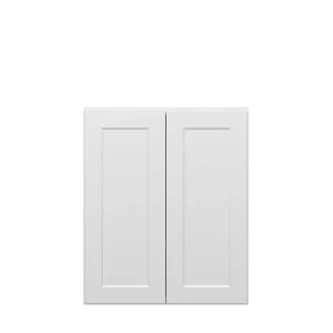 Norfolk Assembled 30 in. W x 36 in. H x 12 in. D Plywood Wall Cabinet in Painted White