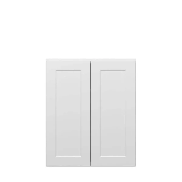 Norfolk Assembled 30 in. W x 36 in. H x 12 in. D Plywood Wall Cabinet in Painted White