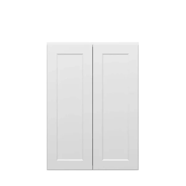 Norfolk Assembled 30 in. W x 42 in. H x 12 in. D Plywood Wall Cabinet in Painted White