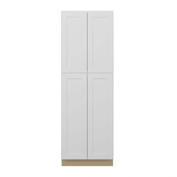 Norfolk Assembled 30 in. W x 90 in. H x 24 in. D Plywood Pantry Cabinet in Painted White