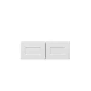 Norfolk Assembled 33 in. W x 12 in. H x 12 in. D Plywood Wall Cabinet in Painted White