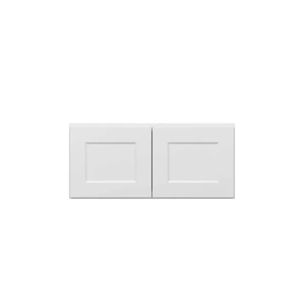 Norfolk Assembled 33 in. W x 15 in. H x 12 in. D Plywood Wall Cabinet in Painted White