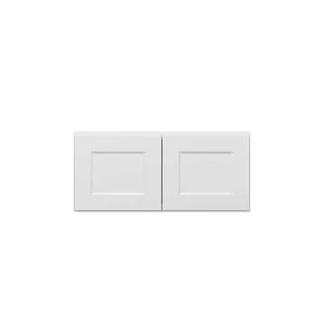 Norfolk Assembled 33 in. W x 15 in. H x 24 in. D Plywood Wall Cabinet in Painted White