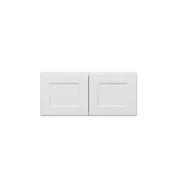 Norfolk Assembled 33 in. W x 15 in. H x 24 in. D Plywood Wall Cabinet in Painted White