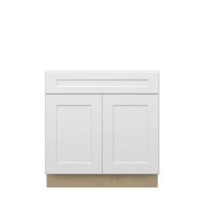 Norfolk Assembled 33 in. W x 34.5 in. H x 24 in. D Plywood Sink Base Cabinet in Painted White