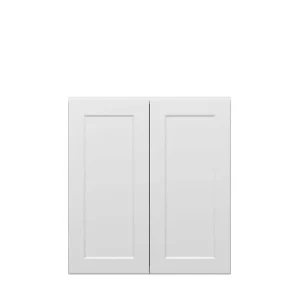 Norfolk Assembled 33 in. W x 36 in. H x 12 in. D Plywood Wall Cabinet in Painted White