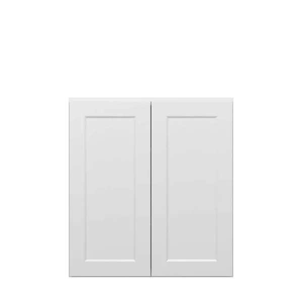 Norfolk Assembled 33 in. W x 36 in. H x 12 in. D Plywood Wall Cabinet in Painted White