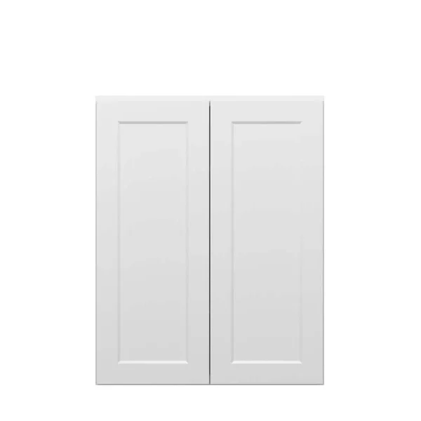 Norfolk Assembled 33 in. W x 42 in. H x 12 in. D Plywood Wall Cabinet in Painted White