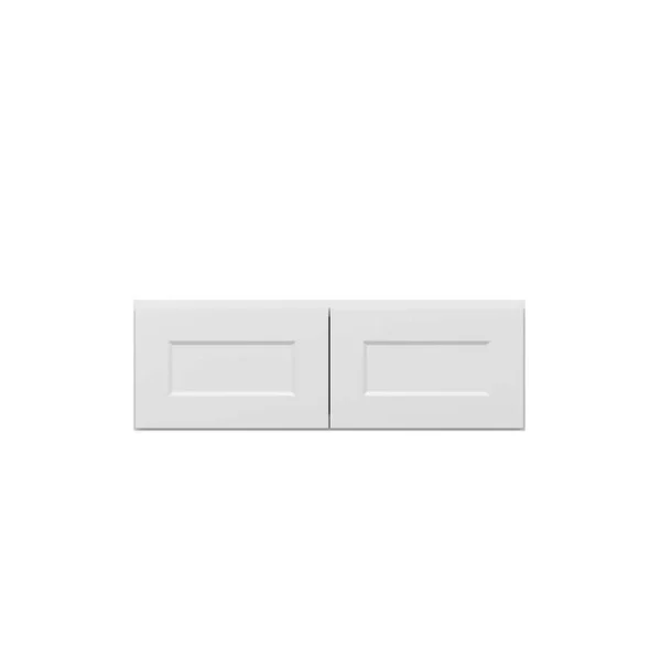 Norfolk Assembled 36 in. W x 12 in. H x 12 in. D Plywood Wall Cabinet in Painted White