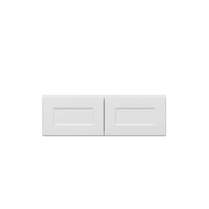 Norfolk Assembled 36 in. W x 12 in. H x 24 in. D Plywood Wall Cabinet in Painted White