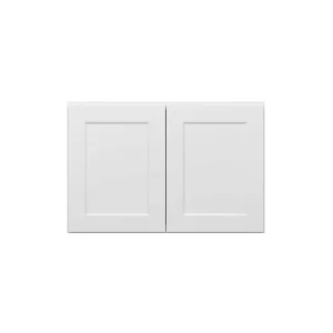 Norfolk Assembled 36 in. W x 24 in. H x 12 in. D Plywood Wall Cabinet in Painted White