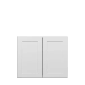 Norfolk Assembled 36 in. W x 30 in. H x 12 in. D Plywood Wall Cabinet in Painted White