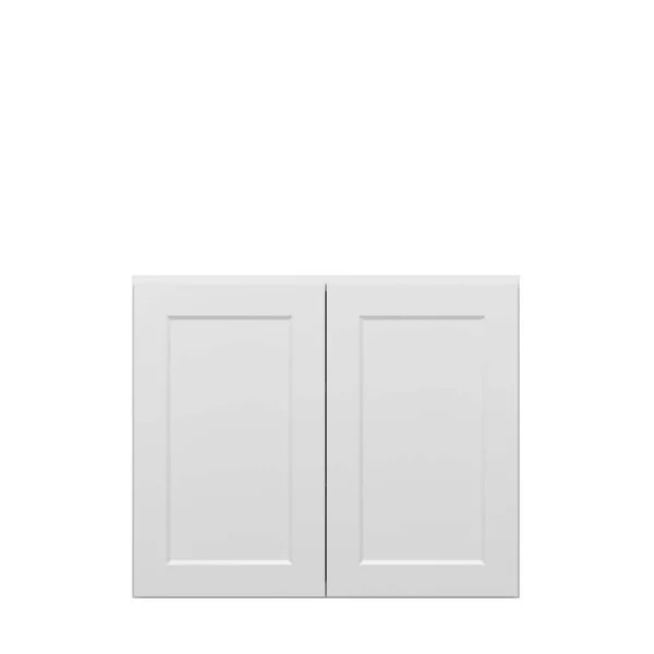 Norfolk Assembled 36 in. W x 30 in. H x 12 in. D Plywood Wall Cabinet in Painted White