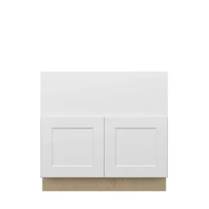 Norfolk Assembled 36 in. W x 34.5 in. H x 24 in. D Plywood Farm Sink Base Cabinet in Painted White