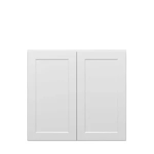 Norfolk Assembled 39 in. W x 36 in. H x 12 in. D Plywood Wall Cabinet in Painted White