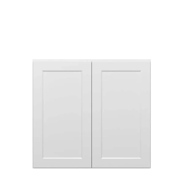 Norfolk Assembled 39 in. W x 36 in. H x 12 in. D Plywood Wall Cabinet in Painted White