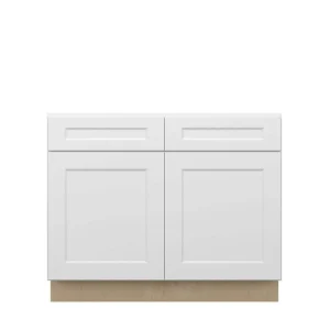 Norfolk Assembled 42 in. W x 34.5 in. H x 24 in. D Plywood Base Cabinet in Painted White