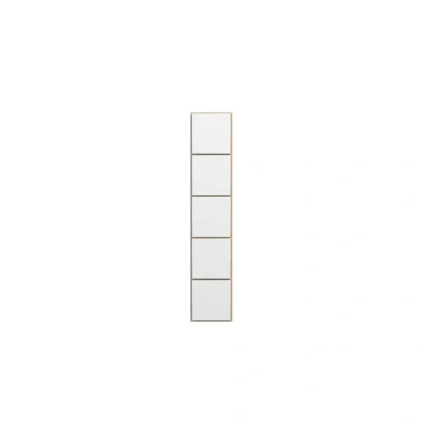 Norfolk Assembled 6 in. W x 30 in. H x 12 in. D Plywood Wall Wine Cabinet in Painted White
