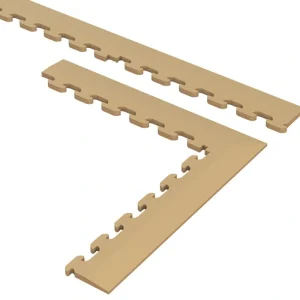 Norsk 18.3-in W x 18.3-in L x 0.25-in T Interlocking Flexible PVC Gym Floor Tile (4.2-sq ft) (18-Pack)