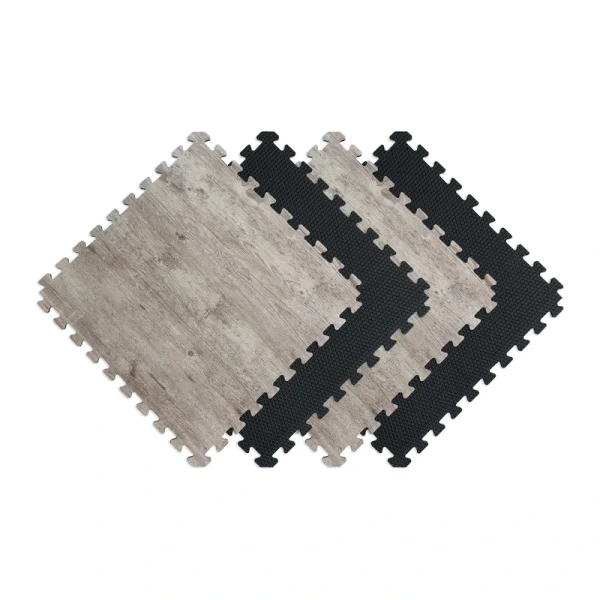 Norsk 24-in W x 24-in L x 0.5-in T Interlocking Foam Gym Floor Tile (16-sq ft) (4-Pack)