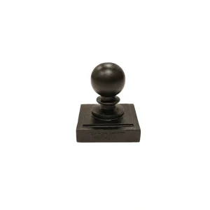 Nuvo Iron 4-in x 4-in Black Aluminum Deck Post Cap T726916102