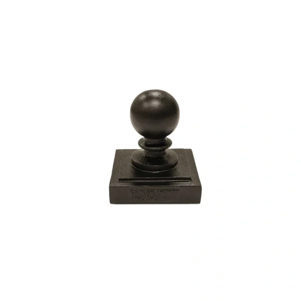 Nuvo Iron 4-in x 4-in Black Aluminum Deck Post Cap T726916102