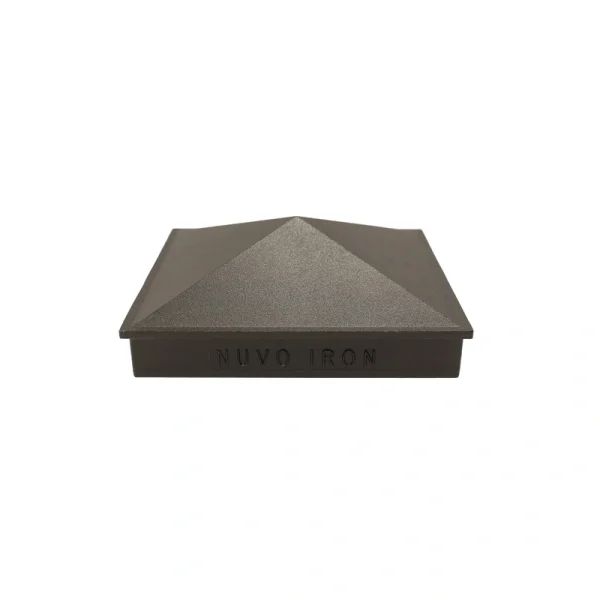 Nuvo Iron 4-in x 4-in Black Aluminum Deck Post Cap T726916228