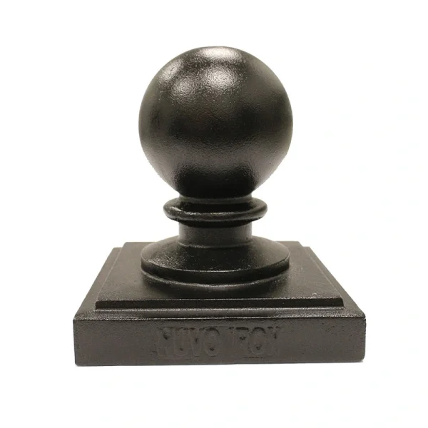 Nuvo Iron 6-in x 6-in Black Aluminum Deck Post Cap T726915679