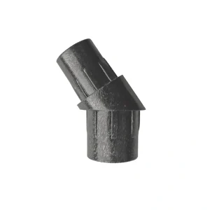 Nuvo Iron 8.5-in x 4.5-in Black Plastic Baluster Connector