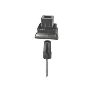 Nuvo Iron 8.75-in x 5-in Black Plastic Baluster Connector