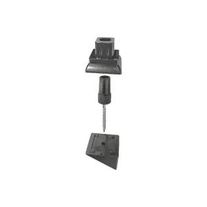 Nuvo Iron 9-in x 6.5-in Black Plastic Baluster Connector