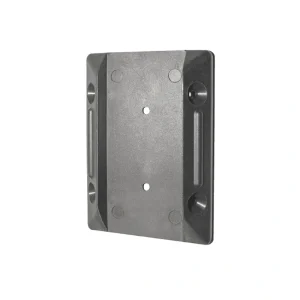 Nuvo Iron Black Plastic Stair Connector for Deck Stairs – 4.25-in Width, 7.5-in Length – Easy Installation, Eliminates Splitting – Pack of 1