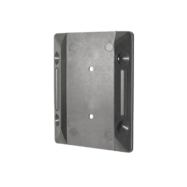 Nuvo Iron Black Plastic Stair Connector for Deck Stairs – 4.25-in Width, 7.5-in Length – Easy Installation, Eliminates Splitting – Pack of 1