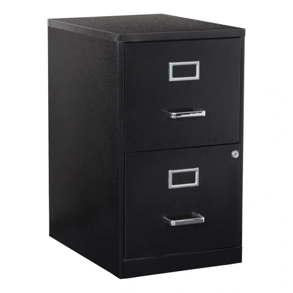 Office Star Products Metal Black 2-Drawer 14.25-in File Cabinet